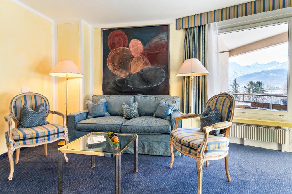 Quadratscha Alpenhotel Samedan Habitación foto